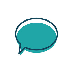 Bubble speech icon 