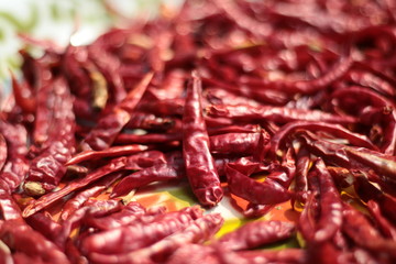 Dried Chili Peppers, Spicy Peppers