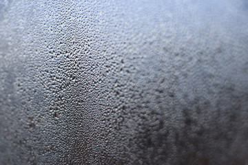 結露したガラス窓