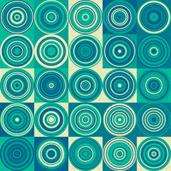 Pattern with random colored Circles Generative Art background illustration