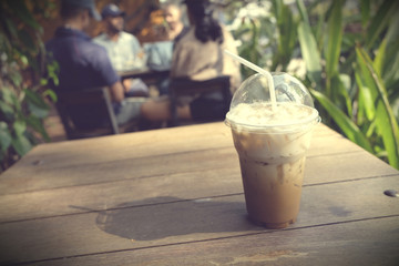 coffee cup in coffee shop