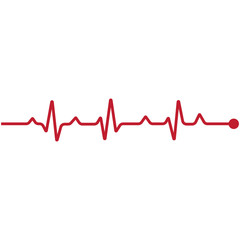 Art design health medical heartbeat pulse vector