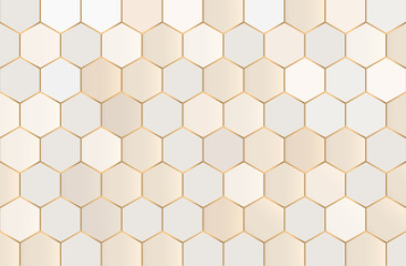 Abstract hexagon pattern background. Vector illustration.