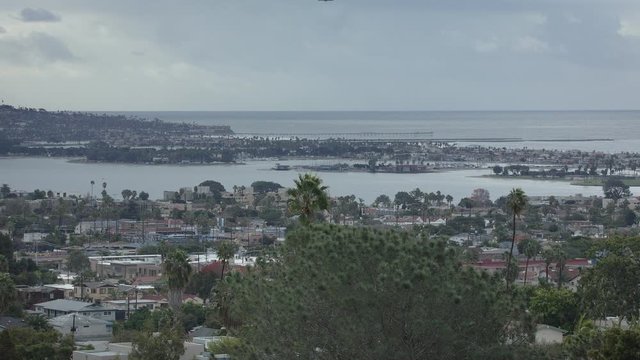View of Mission Beach from Mount Soledad