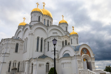 Transfiguration cathedral of Holy Trinity-Saint Seraphim-Diveyevo Monastery in Diveyevo, Russia