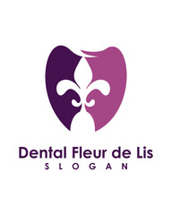 fleur de lies Dental Logo