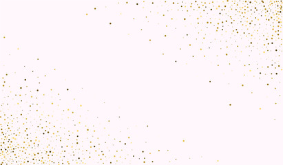 Nude Shine Art Background. Art Glow Wallpaper. Vector Texture. Pink Confetti Luxury Backdrop. Polka Glamour Design.