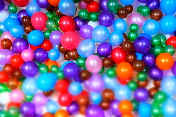 Fototapeta na wymiar colorful background with balls