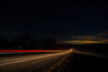highway at night