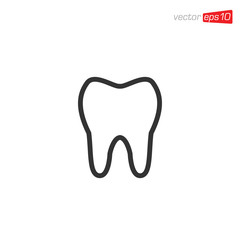 Tooth Dental Icon Design Vector