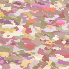 Camouflage Military Camo Repeat Seamless Clothing Fabric Print. Round Dots Base.Vector Illustration