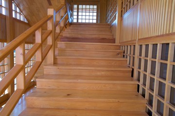 staircase in an old building