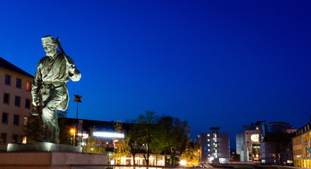 Shopping district of Siegen City