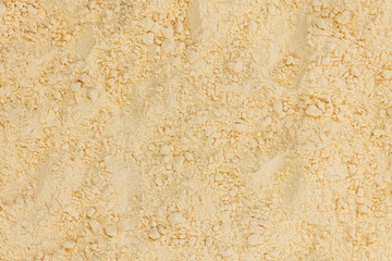 Portion of Powdered Eggs as detailed close-up shot; selective focus
