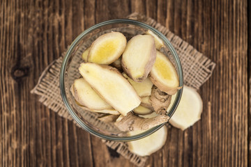 Some Ginger (close-up shot; selective focus)