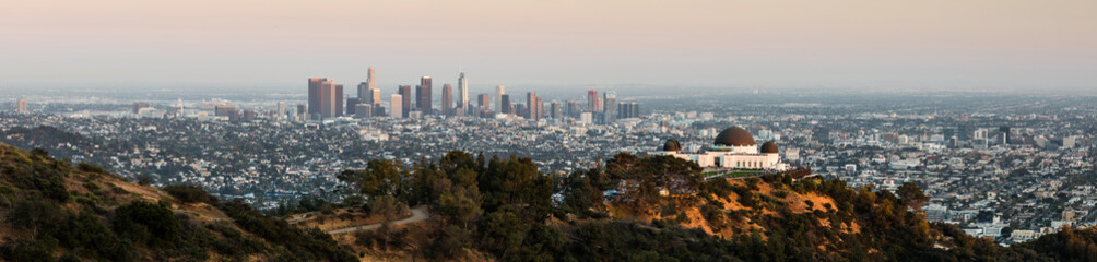 Los Angeles Griffith landscape view