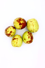 organic natural jujube yellow green 