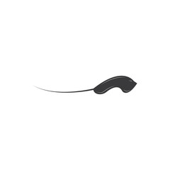 Stingray logo ilustration vector flat design template
