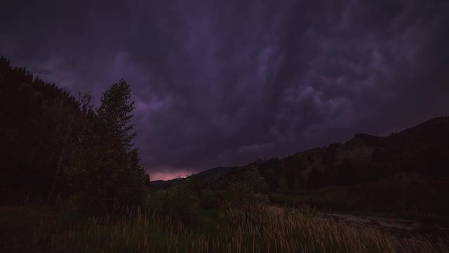 Storm Approaching, Stormy Weather, Boise River in Idaho