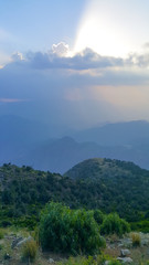 Mountains scenery - natural background - natural park - So beautiful clear blue sky - nice day