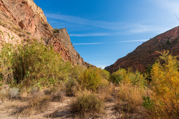 Mountainous landscape near Ugijar (Spain)