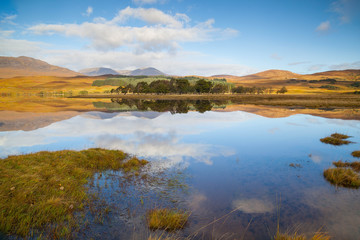Reflections at Loch Tulla, Scottish Highlands