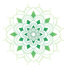 Mandala patterns on isolated background