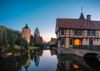 Münsterland Steinfurt Schloß und Mühle