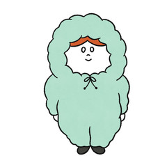 Fototapeta premium 冬の服装