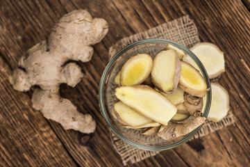 Some Ginger (close-up shot; selective focus)