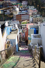 韓国, 釜山, 建築, 観光, 松島スカイウォーク, 甘川洞文化村,...