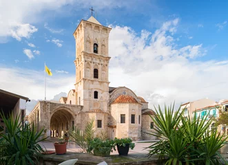 Zelfklevend Fotobehang Kerk van Sint Lazarus in Larnaca, Cyprus © Sergey Ryzhkov