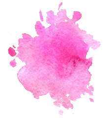 watercolor pink background, paint stain