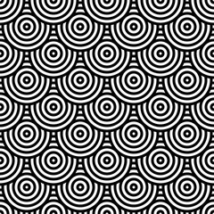 Black and white circle pattern for background