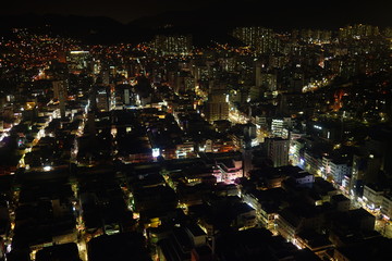 Obraz premium 韓国, 釜山, 建築, 観光, 松島スカイウォーク, 甘川洞文化村, カムチョンドンムナマウル, カラフルタウン, 釜山のマチュピチュ, 映画の殿堂, 釜山タワー, チャガルチ市場, 南浦洞, 西面, 龍頭山公園、夜景、イルミネーション、クリスマス、センタムシティ