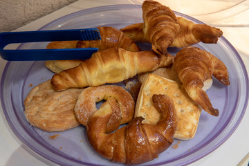 Breakfast Bar with Danishes and Fruit