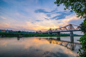Bridge is the first steel bridge across the Red River, built by the French (1898-1902), named for...