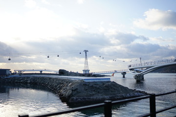韓国, 釜山, 建築, 観光, 松島スカイウォーク, 甘川洞文化村,...