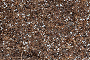 stack of well draining potting mix with coconut coir, pearlite