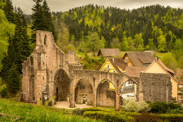 old church ruin on the hill