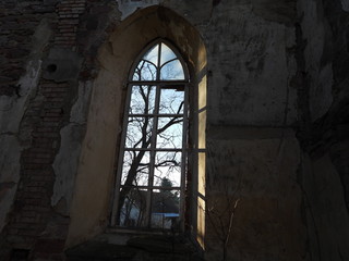 Fototapeta na wymiar window in church