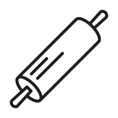 Rolling pin icon vector