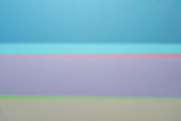 Landscape composition out of pure colors