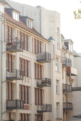 Altbau Architektur historische Gebäude in Leipzig