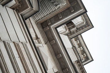 Altbau Fassade in der Innenstadt von Leipzig, Immobilien und Mietvertrag