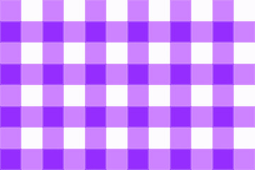 vector Purple and white Gingham check pattern design illustration for printing on paper, wallpaper, covers, textiles, fabrics, for decoration, decoupage, and other.