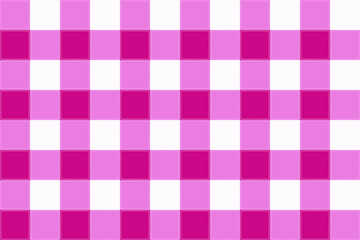 vector Pink and white Gingham check pattern design illustration for printing on paper, wallpaper, covers, textiles, fabrics, for decoration, decoupage, and other.