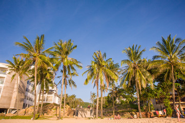 Fototapeta na wymiar Beautiful paradise beach in Phu Quoc island, Vietnam