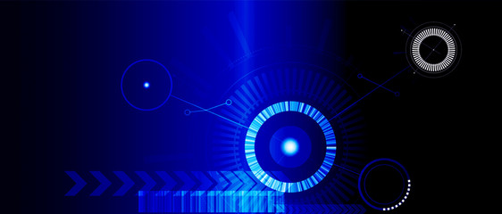 Fototapeta premium abstract futuristic circuit computer internet technology 