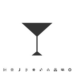 wine glass icon vector illustration for graphic design and websites